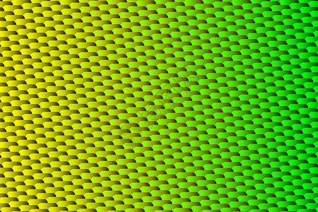 黄色和绿梯度的对称抽象模式图片