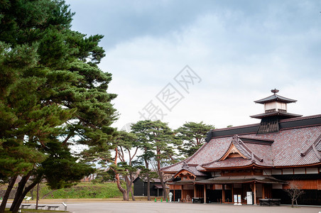 2013年月2日霍海道JapnGorykau城堡塔图片