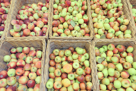 超市卖苹果背景