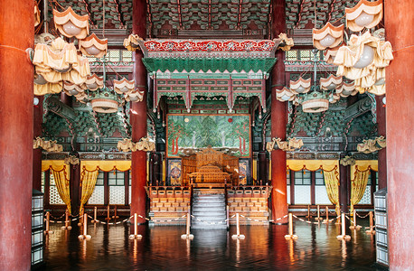 27根27bao2013年月27日韩国南部科罗来古老的在宗家大厅内以及长城宫