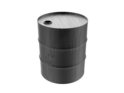 金属工业石油桶3d使金属工业石油桶与白色隔绝图片