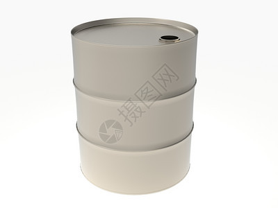 金属工业石油桶3d使金属工业石油桶与白色隔绝图片