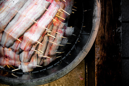 准备吃日本烤肉食谱著名的街头食物尼里塔吉巴雅潘图片