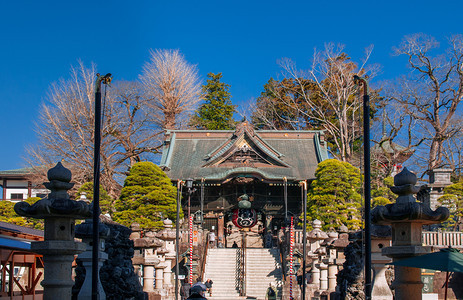 2012年12月12日成田千叶日本成田圣新寺尼蒙门图片