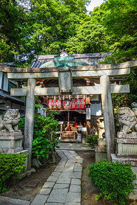 日本京都寺庙花园中的奇昂建筑日本京都寺庙花园中的香椿图片