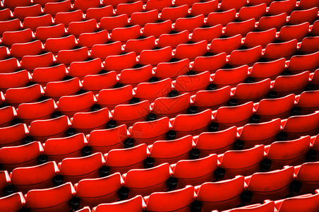 红色体育场座位模式图片