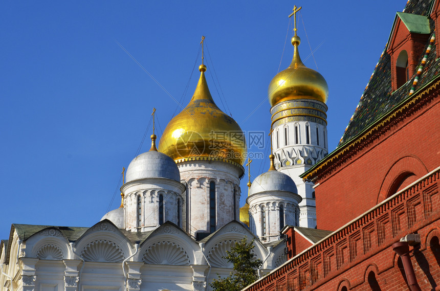 在俄罗斯莫科市的巨型钟塔图片