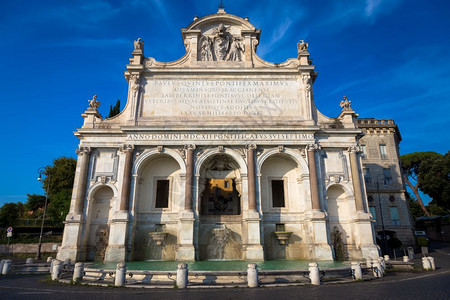 fontanadellrsquoacquapaola也被称为ilfontanone大喷泉是位于罗马janiculum山上的一座纪图片