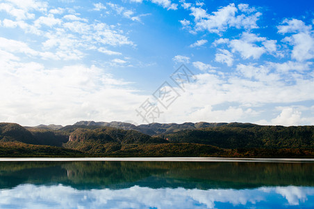 Rurchi河Iromte岛热带红树林的美丽风景图片