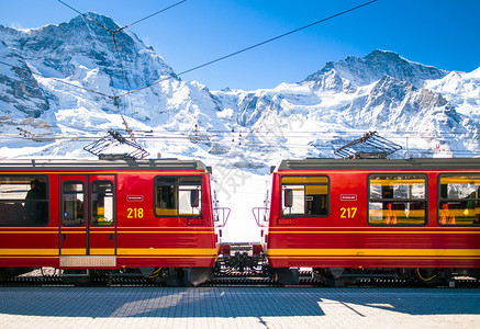 瑞士小火车图片