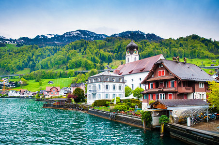 贝肯列德湖维茨瑙湖润滑油瑞士图片