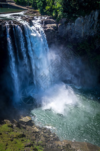 诺夸尔米瀑布著名的在艾兹顿我们阿图片