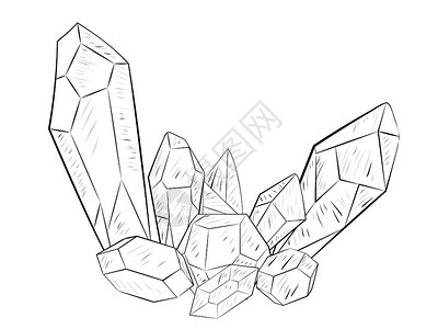 smd式石英晶体谐振器插画