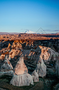 奇异的火山岩壁景观以及晴天时的火山岩表情天空晴朗海角诺谢尔火鸡图片