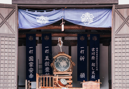 2013年5月6日gifujapn古老的taiko鼓堂图片