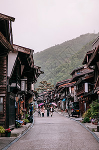 2013年5月9日nagojp旧木屋和nari后城nrijuk狭小街道纳卡桑多路中点镇旧东京和都之间的edo时期贸易路线图片