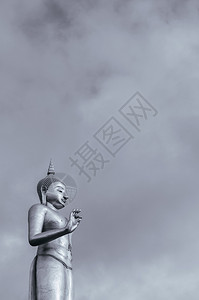 宋钟基泰国宋克拉泰国的watphakho或watratchapraditsathan寺的古老历史笑脸金卧佛背景