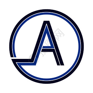 c字母老鹰标志图标字母在圆圈中的阴影设计图片