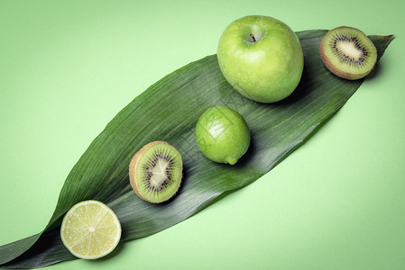 绿色健康的食物图片