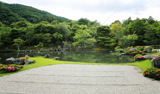 日本京都的花园图片