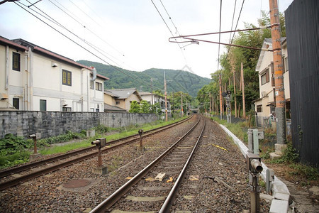 日本铁路火车京都图片