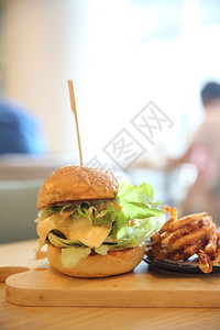 牛肉汉堡日本风格图片