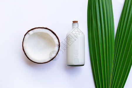 白底椰子奶图片