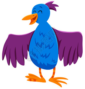 虎皮鹦鹉漫画插画