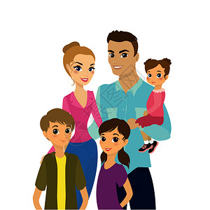 爸爸带女儿踩水快乐的家庭肖像微笑着在白色背景下被孤立的人储存着