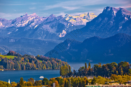 高山风景美丽的瑞士风景图片
