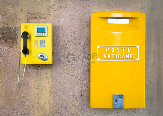 2018年月9日梵语城市罗马传统黄色邮箱的详情图片