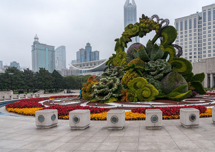 用植物做的艺术展览图片