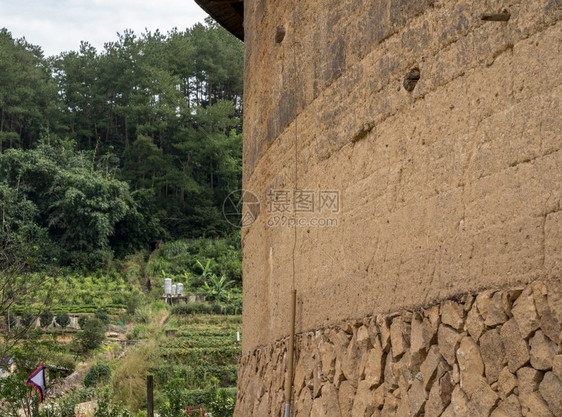 在Xiamen附近的usco遗产地点的Tulo周围的茶叶种植园图片