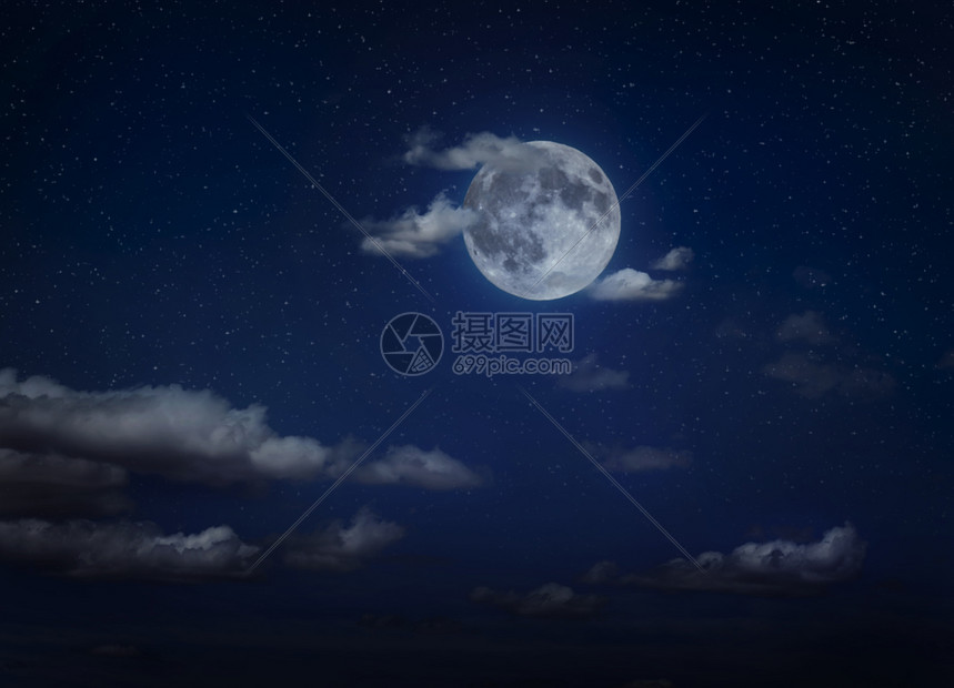 月亮和夜云光背景深蓝色高清图片下载 正版图片 摄图网 月亮和夜云光背景深蓝色高清图片下载 正版图片 摄图网