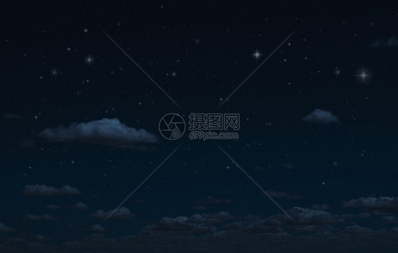 辽阔幽静的星空图片