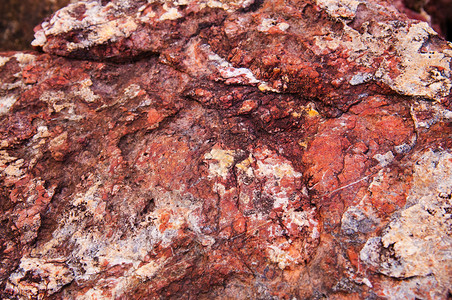 红沉积岩质图片