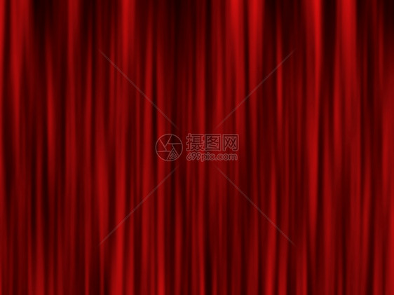 现代红幕背景舞台屏红剧场景舞台抽象的幕图片