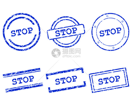 停止邮票图片