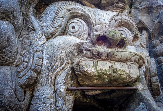 大象洞穴入口贝杜鲁乌布德巴利印地安尼西亚加贾赫大象洞入口图片