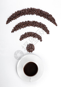 白底咖啡厅用wif图标豆的咖啡杯白底厅图片