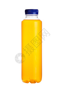 白上孤立的水能饮料瓶背景图片