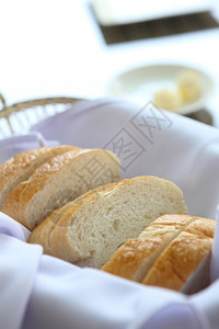面包篮中图片