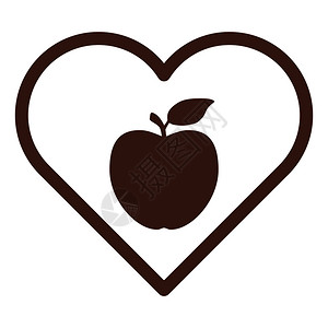 苹果和心脏图片