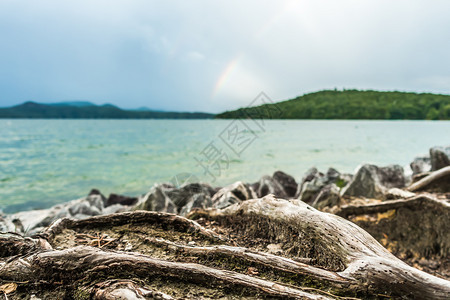 南卡罗莱纳湖的美丽风景图片