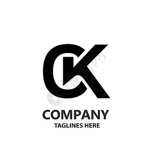 ck品牌logo插画
