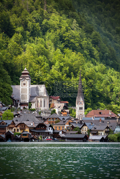 古老的小镇奥地利图片