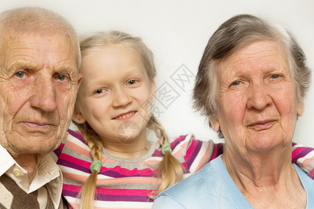 曾祖母孙女祖父的肖像图片