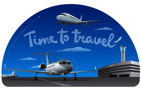用客机写信旅行的时间说明旅行时间图片