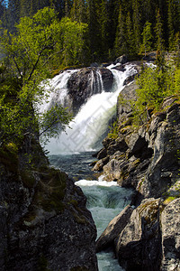 世界著名的瀑布rjukandefosn诺威图片