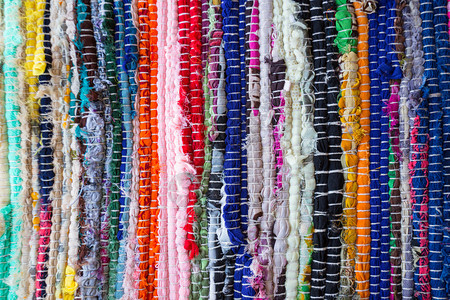 布拉齐尔纺织品纪念明亮巴西地毯的背景图片